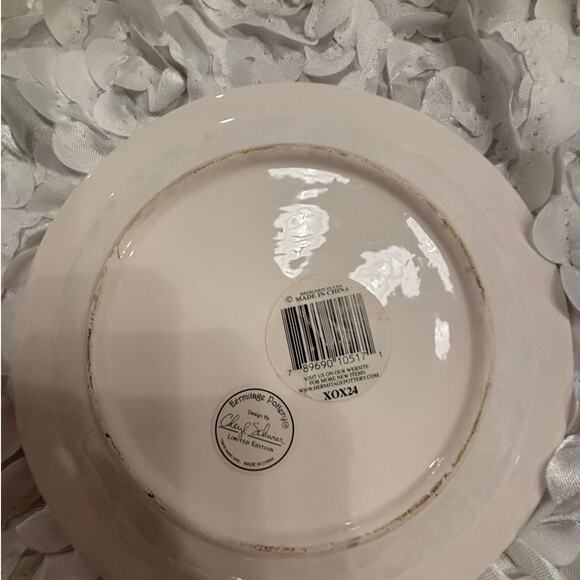 Heritage Pottery Cheryl Schwier Snowman Decorative Plate 1990's Christmas - Picture 2 of 3